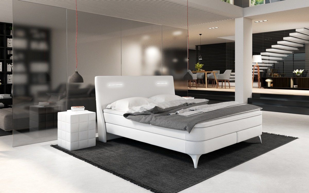 Sofa Dreams Boxspringbett »Evo«, Evo, Modernes und einzigartiges Design