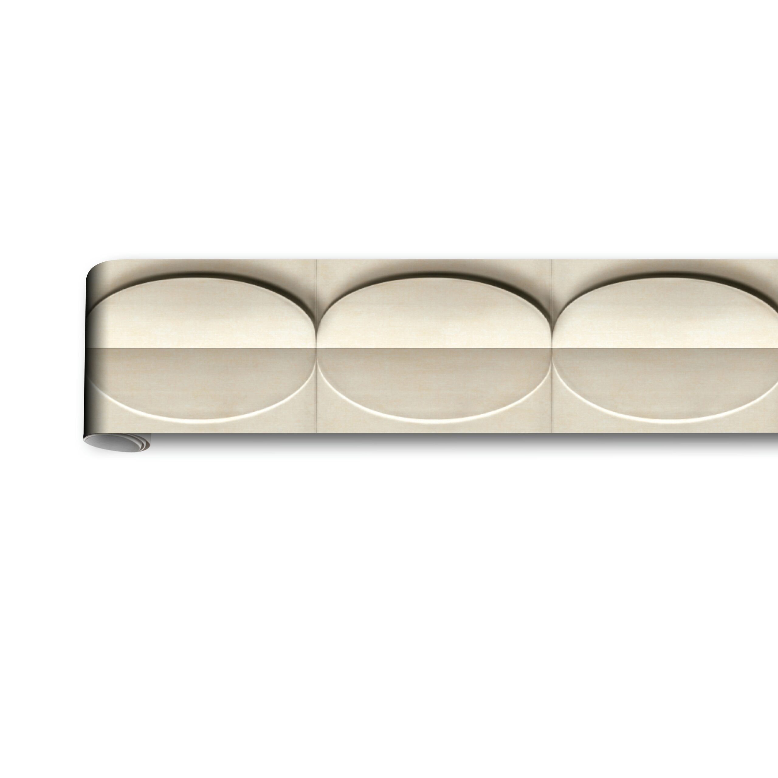 Marburg Bordüre Hypnotic Harmony, 3D-Optik, moderne Tapete für Wohnzimmer Schlafzimmer Küche