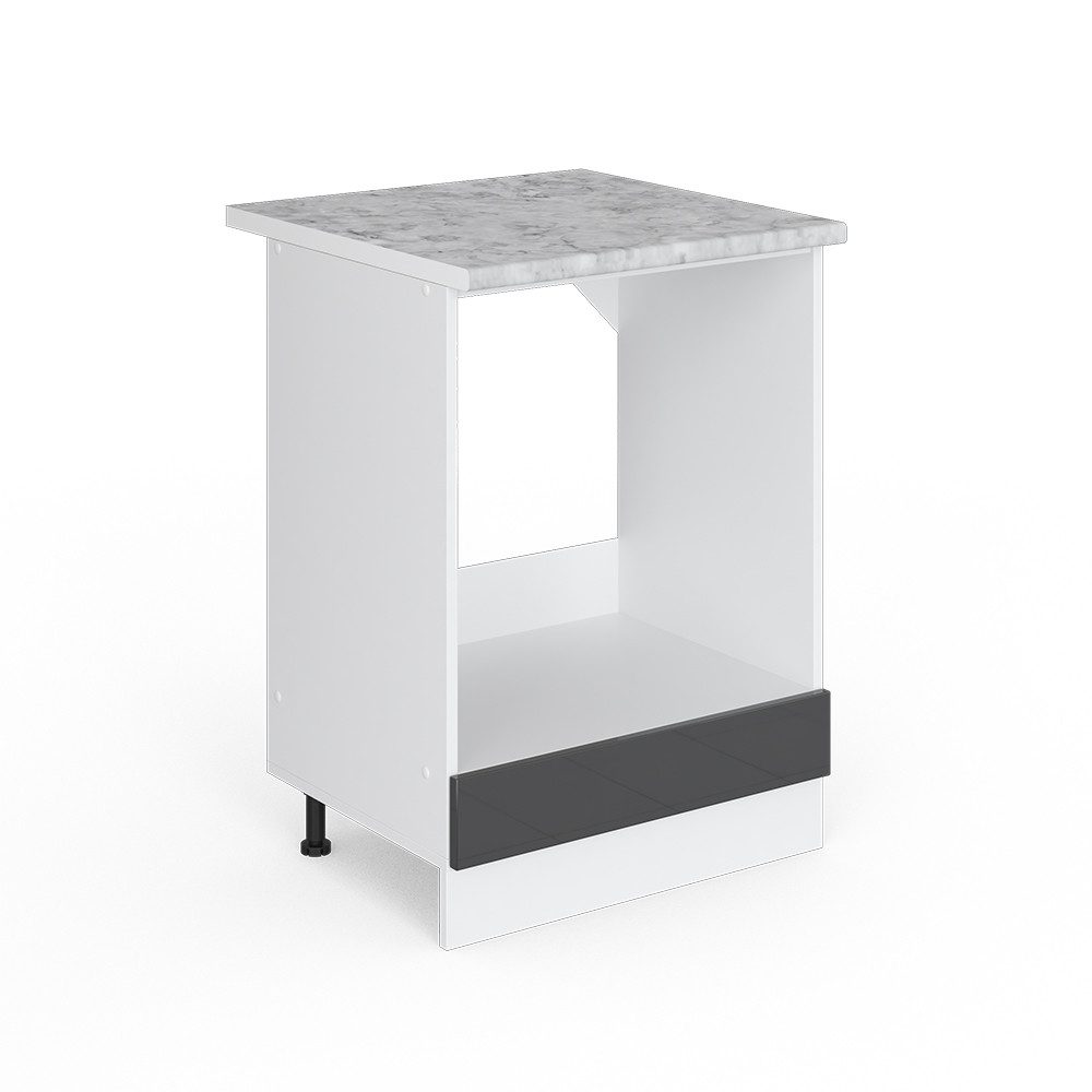 Vicco Schranksystem R-Line, Anthrazit Hochglanz/Weiß, 60cm günstig online kaufen