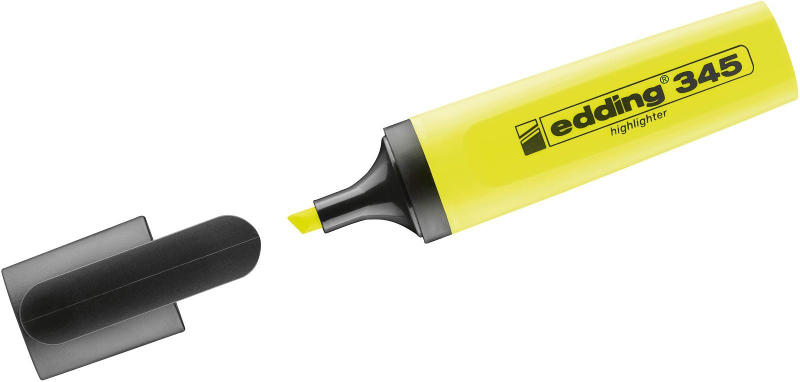 edding Marker Textmarker edding 345 highlighter gelb Keilspitze