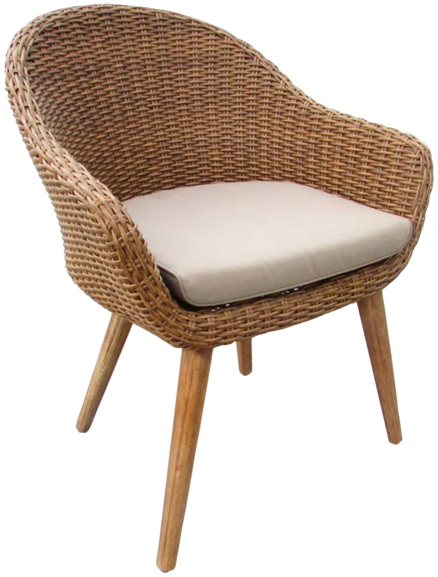 Garden Pleasure Gartenstuhl CARSON (2 St), 2er Set, mit Auflage