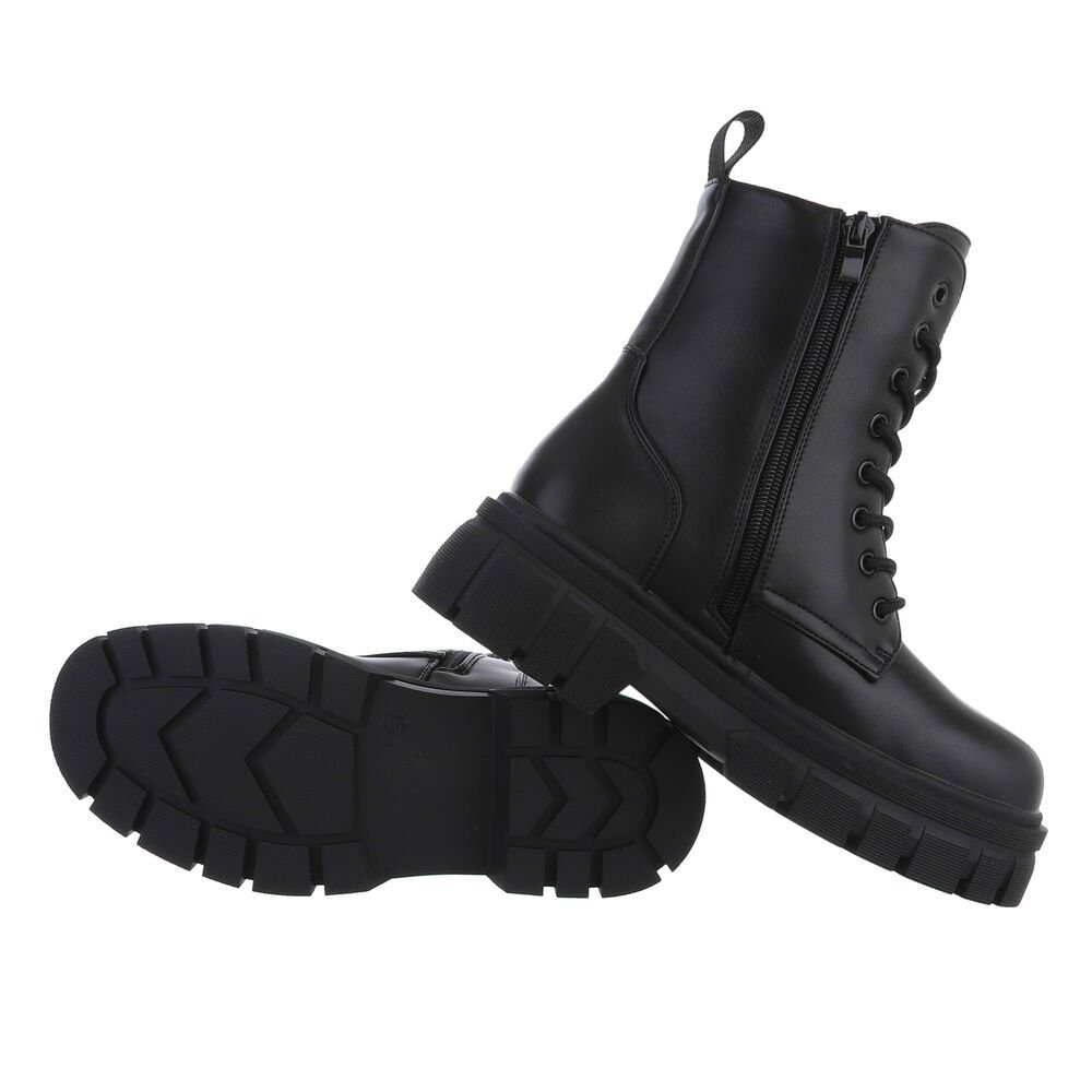 Ital-Design Damen Schnürschuhe Freizeit Schnürstiefelette (80951366) Blocka günstig online kaufen
