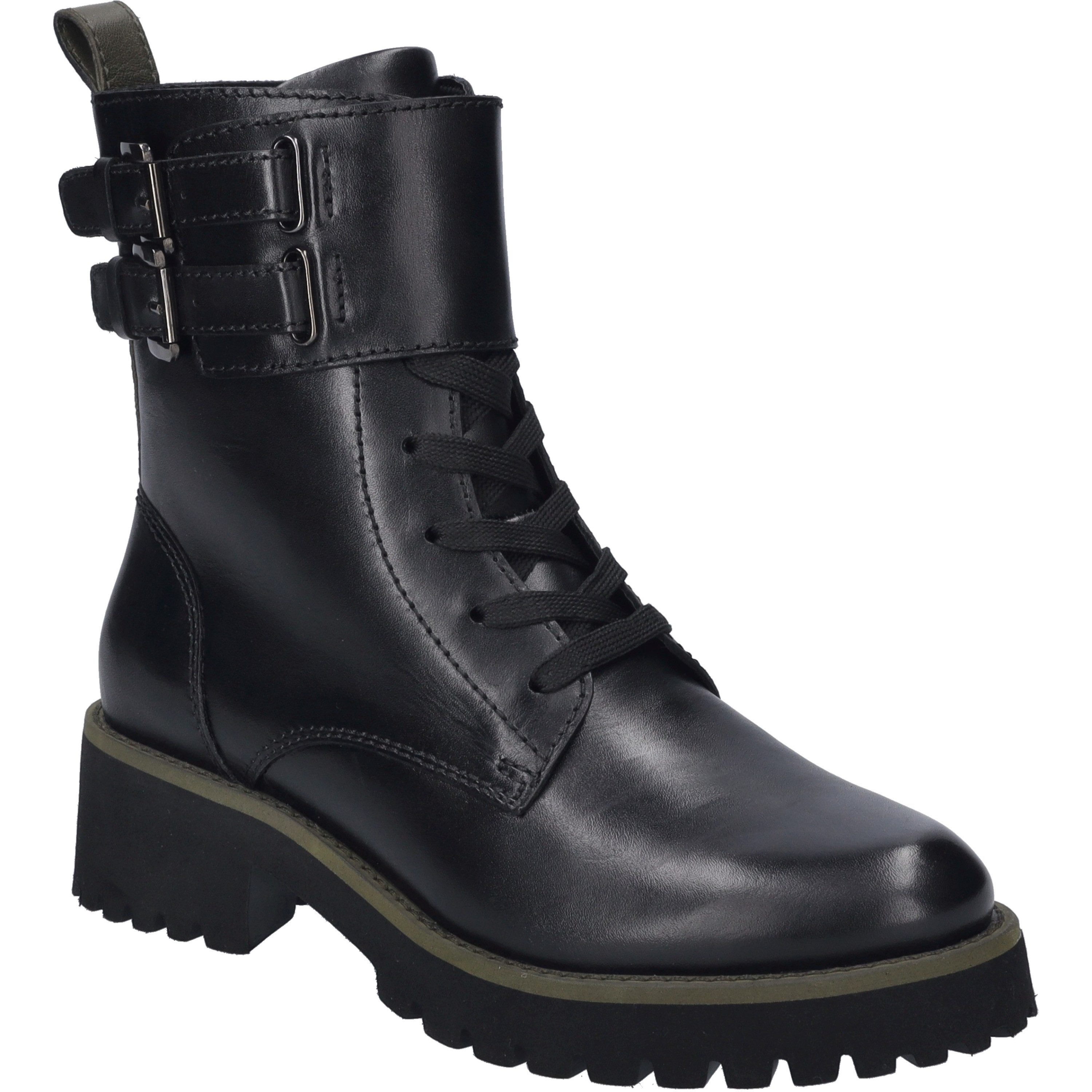 Josef Seibel Sallina 03,schwarz-grün Stiefelette