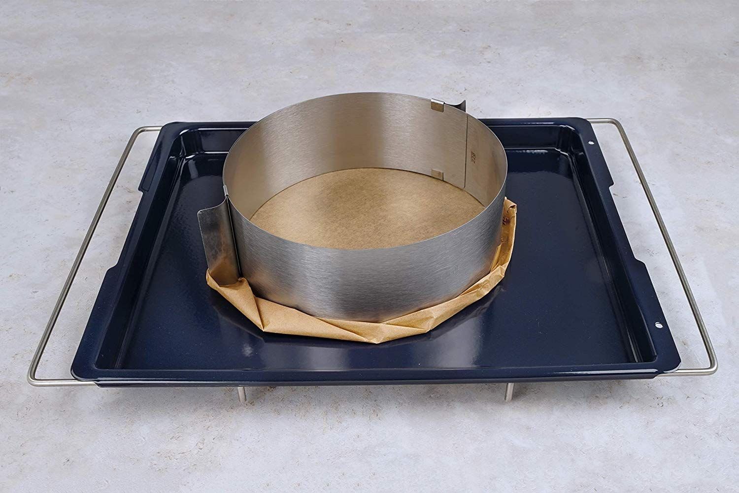 Dr. Oetker Küchenhelfer Tortenring Dr. Oetker - Tortenring Edelstahl Ø 16-30 x 8cm (1919) Torten, Edelstahl