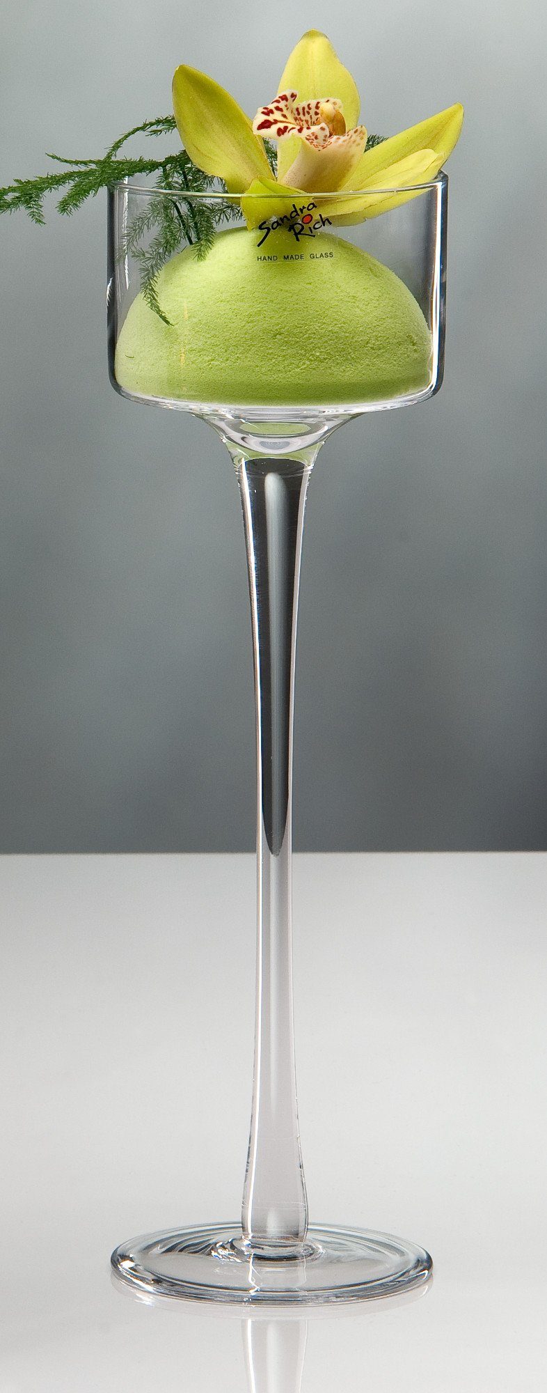 Sandra Rich Kerzenhalter Glasschale Candle Light klar rund von Sandra Rich