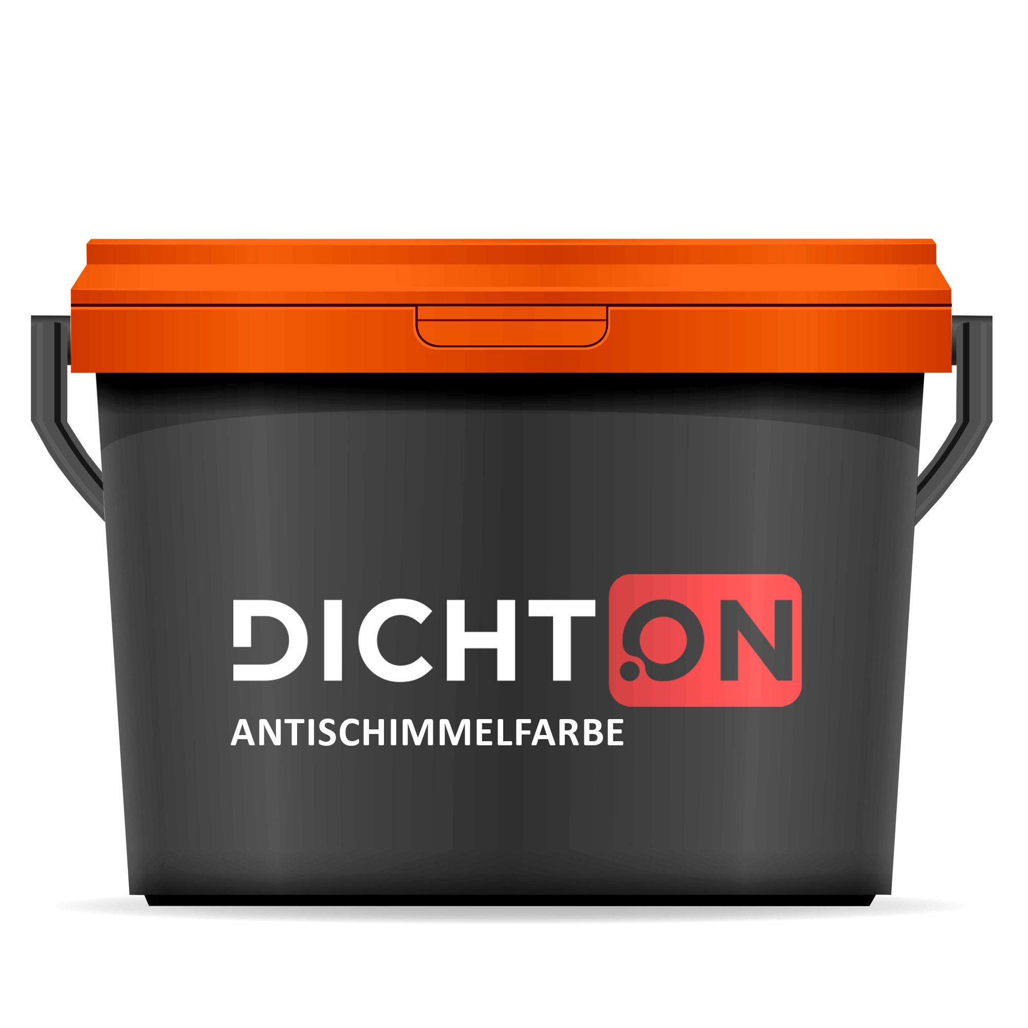 DICHTON Wand- und Deckenfarbe D.49W Anti Schimmel Farbe in matt weiß oder tönbar, weiß matt, Feuchtraumfarbe, Antischimmelfarbe