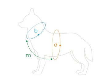 amiplay Hunde-Geschirr Verstellbares Hunde Brustgeschirr Guard SAMBA, farbenfrohe Designs