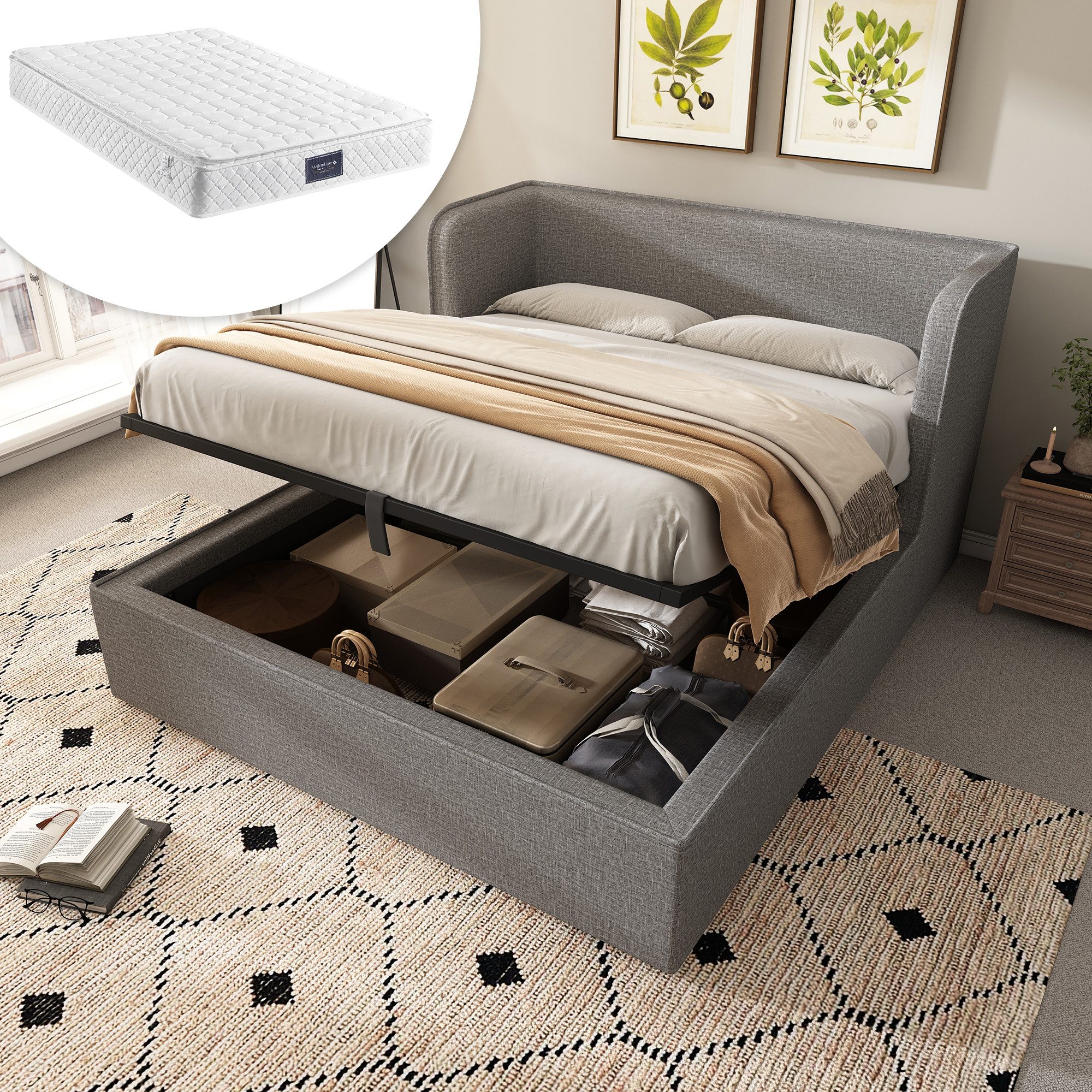 HAUSS SPOLE Polsterbett 160×200 Doppelbett mit günstig online kaufen