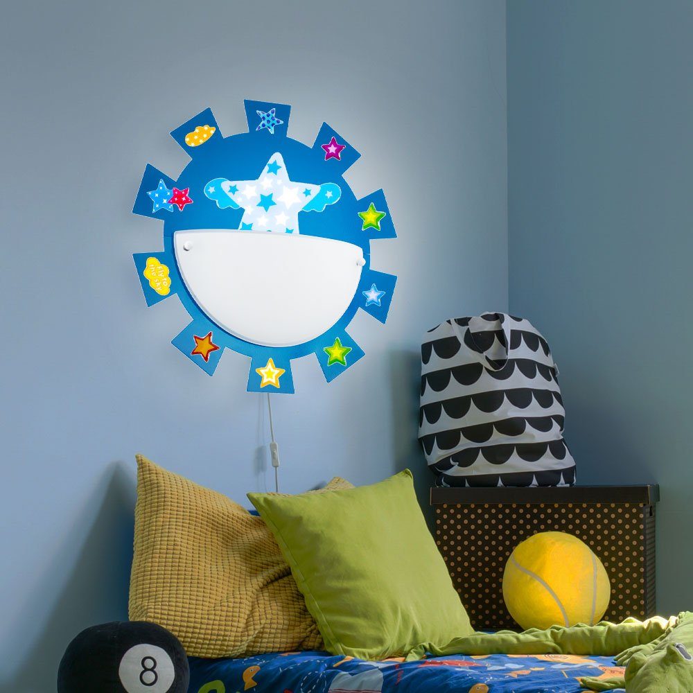 Kinderzimmerleuchte Leuchtmittel Dekolicht, Wandleuchte etc-shop Wandlampe Spielzimmerlampe nicht inklusive,