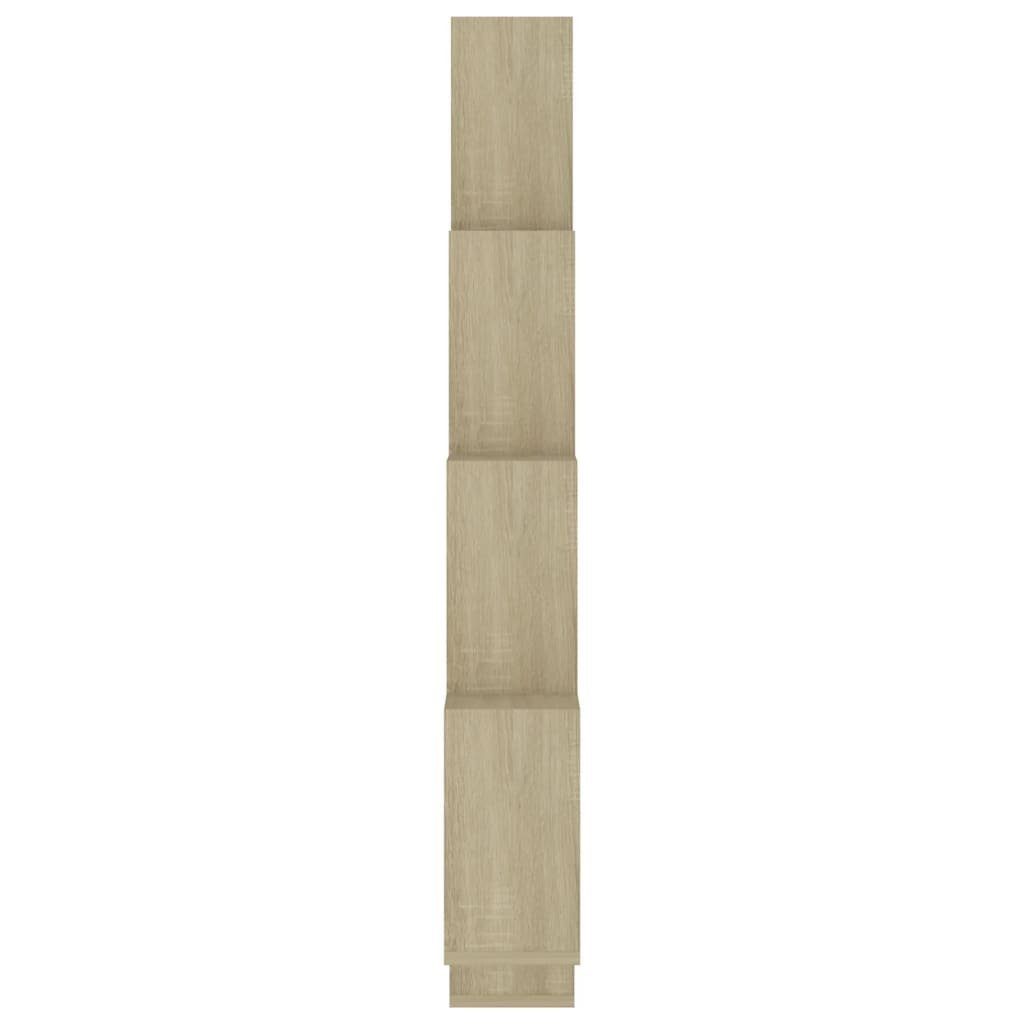 Eiche Würfelregal Regal 1-tlg. vidaXL Sonoma Holzwerkstoff, Sonoma-Eiche 90x15x119 cm