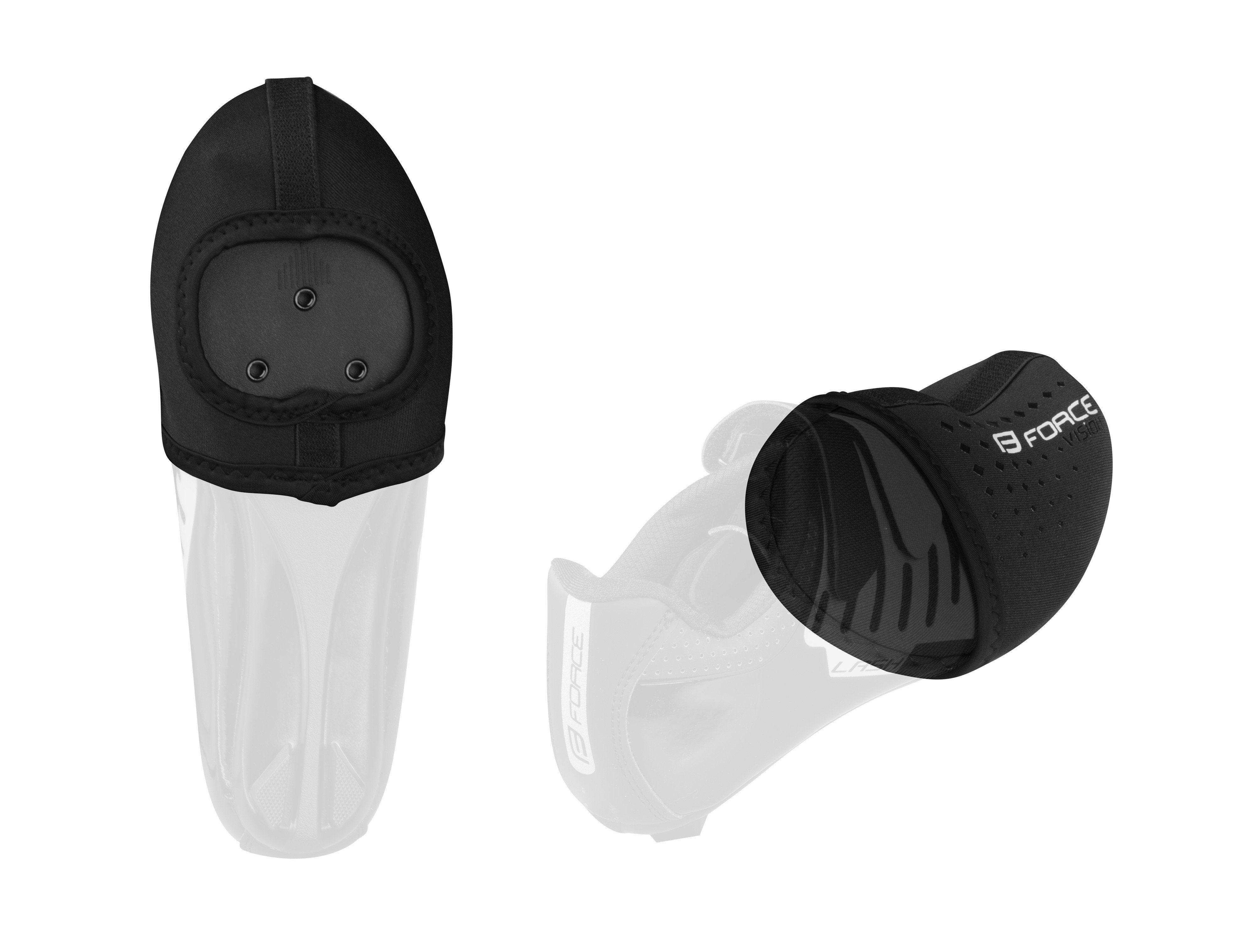 FORCE Fahrrad-Überschuh Schuhüberzieher F TOP VISION Neopren schwarz S-M