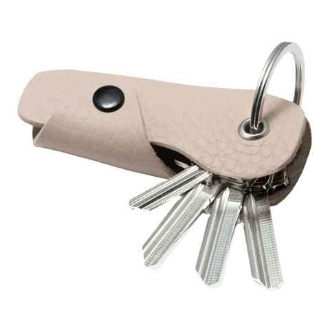 MAGATI Schlüsseltasche Occhio Nero aus Leder, Platz für 1-6 Schlüssel, Schlüsselanhänger