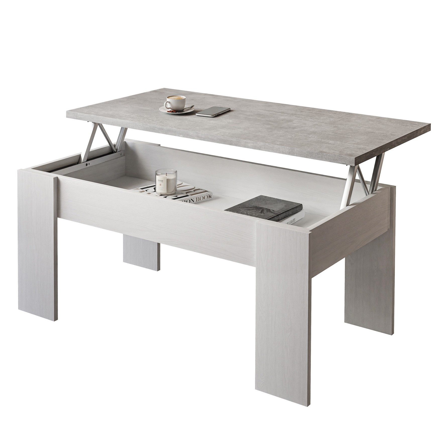 Lookway Couchtisch Ausziehbarer Couchtisch APERTO (1 Tisch) günstig online kaufen