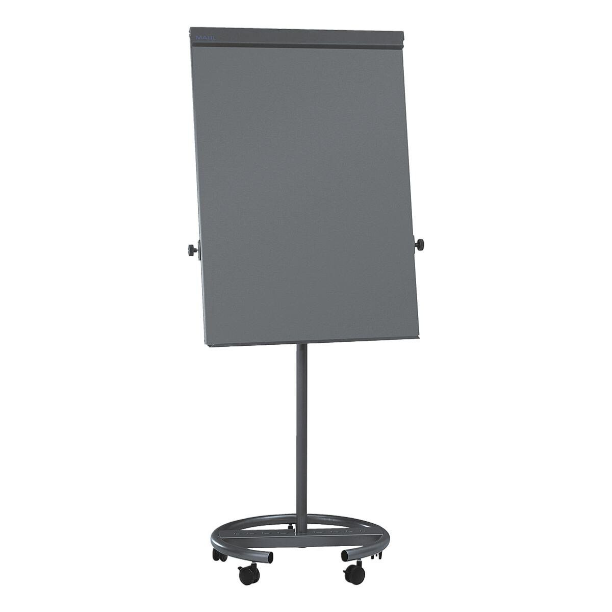 MAUL Magnettafel Office 63750, Flipchart 70x100 cm, H 172-196 cm, mit Rollen