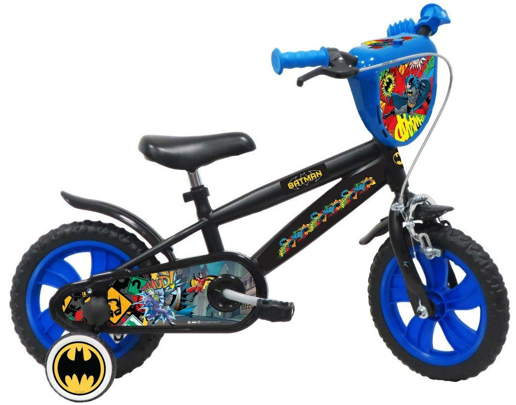 Volare Kinderfahrrad, 1 Gang, ohne Schaltung, Batman 12 Zoll | Kinderfahrräder