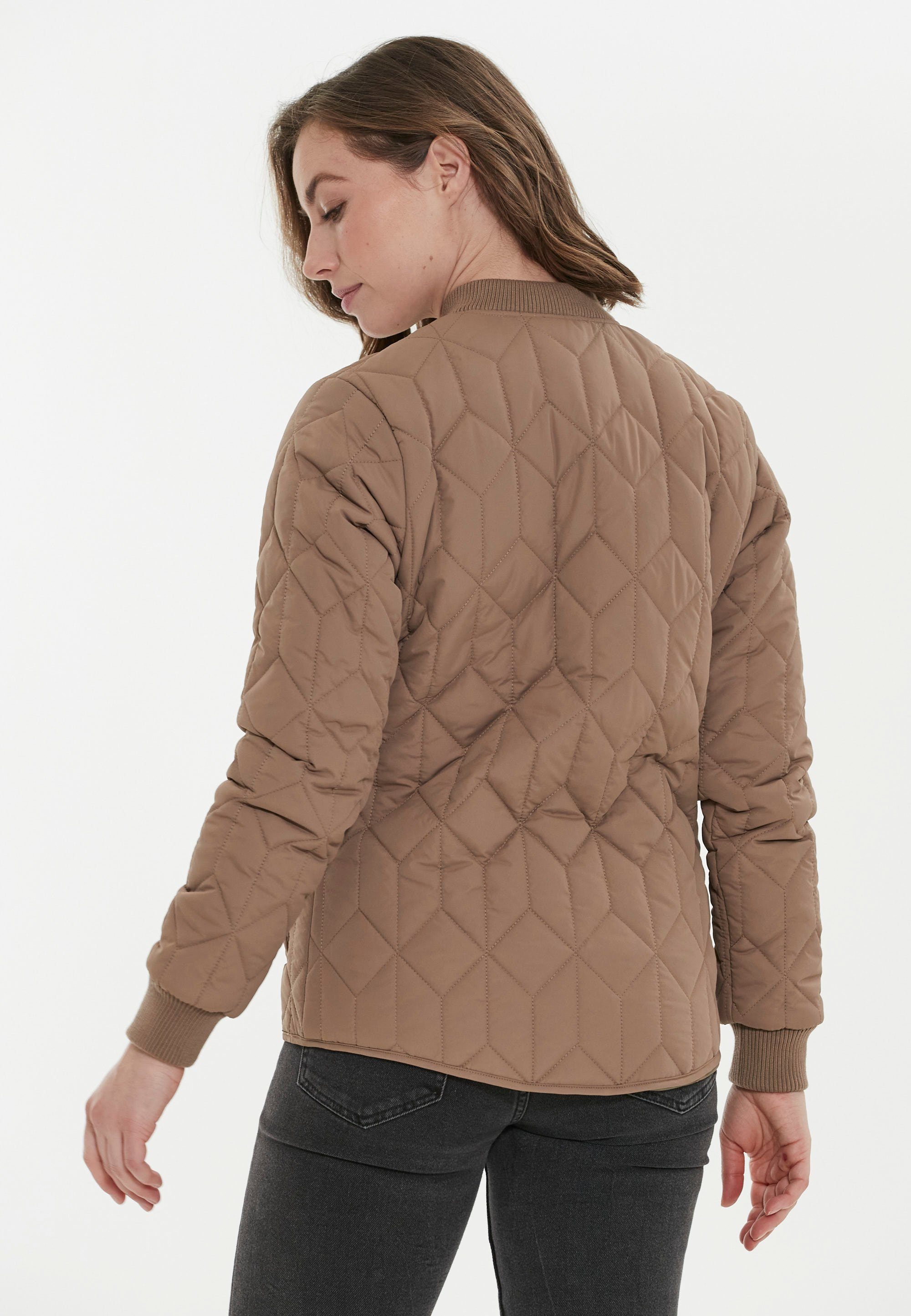 Piper REPORT beige WEATHER Outdoorjacke mit elastischen Bündchen