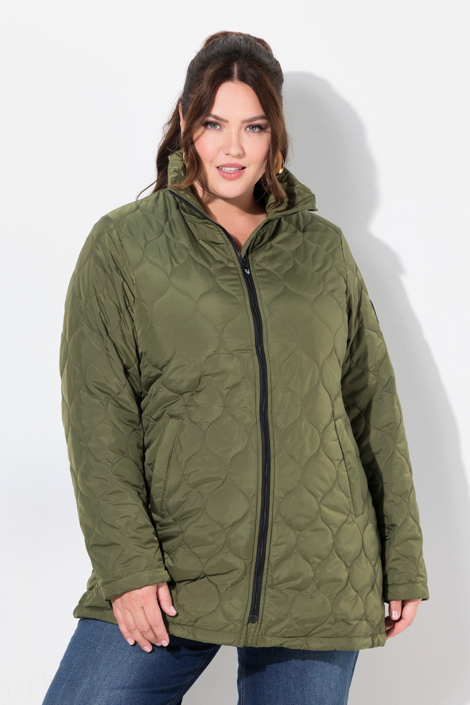 Ulla Popken Steppjacke HYPRAR Steppjacke wasserabweisend günstig online kaufen