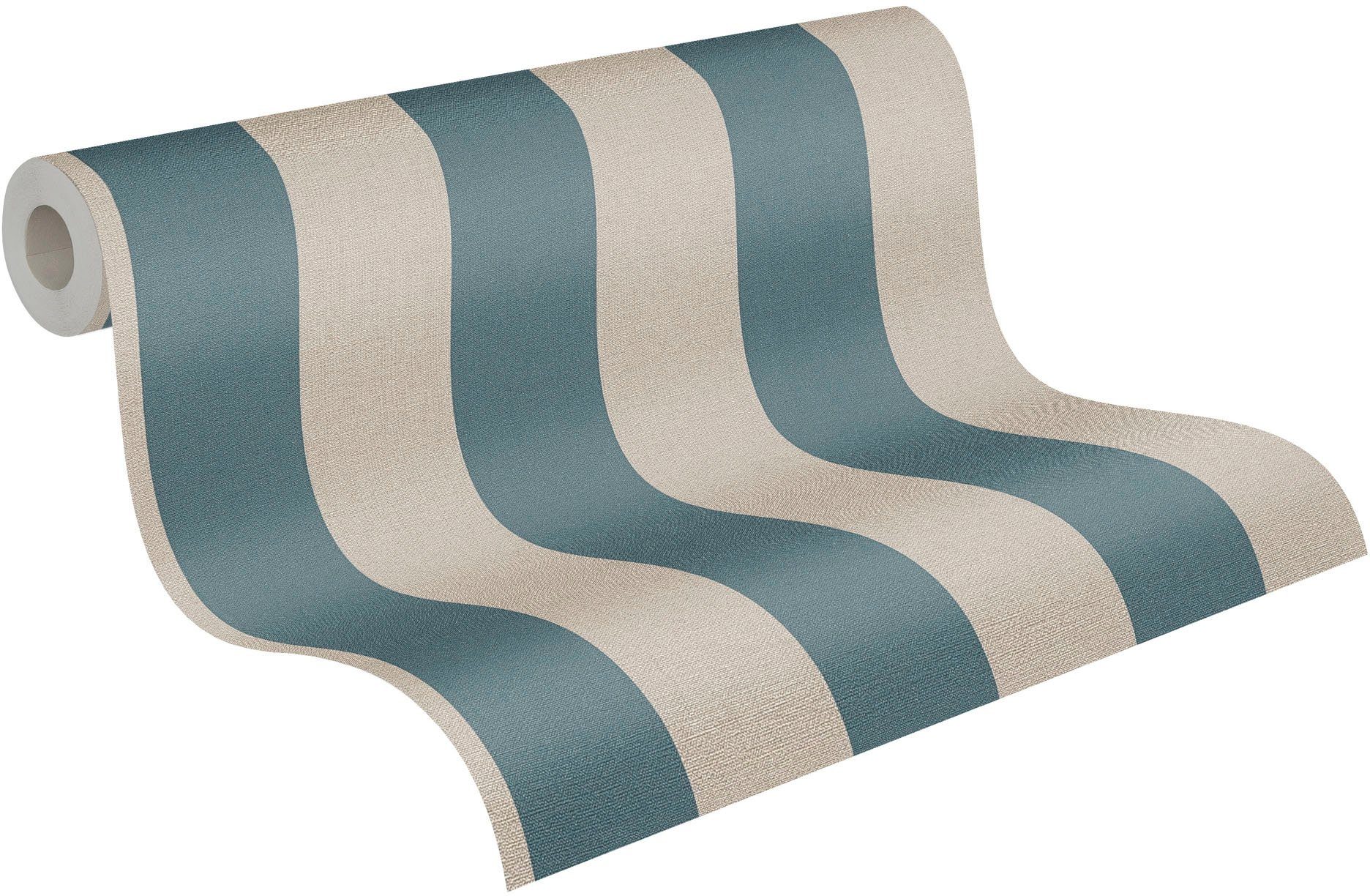 A.S. Création Vliestapete Natural Living Streifentapete, leicht strukturier günstig online kaufen