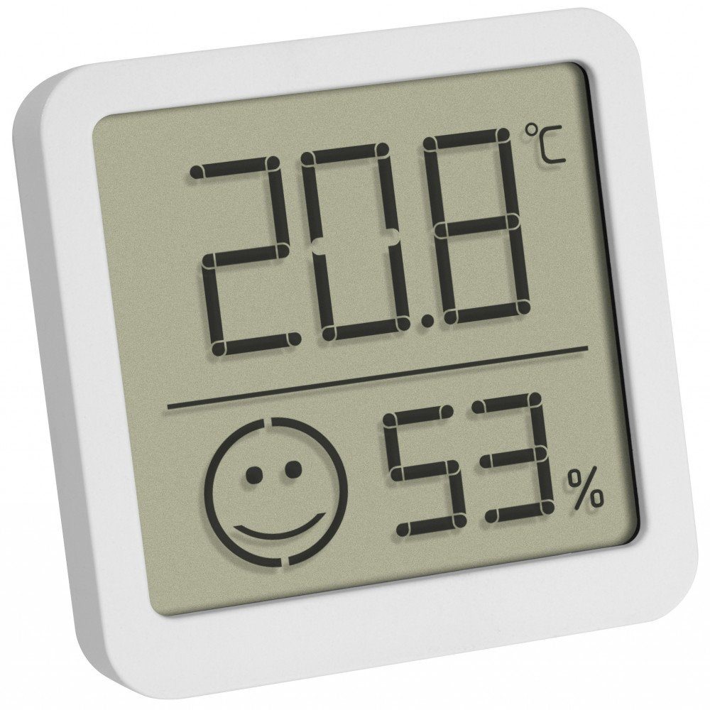 TFA Dostmann Raumthermometer TFA 30.5053 digitales Thermometer-Hygrometer mit Komfortzonen, 1-tlg.