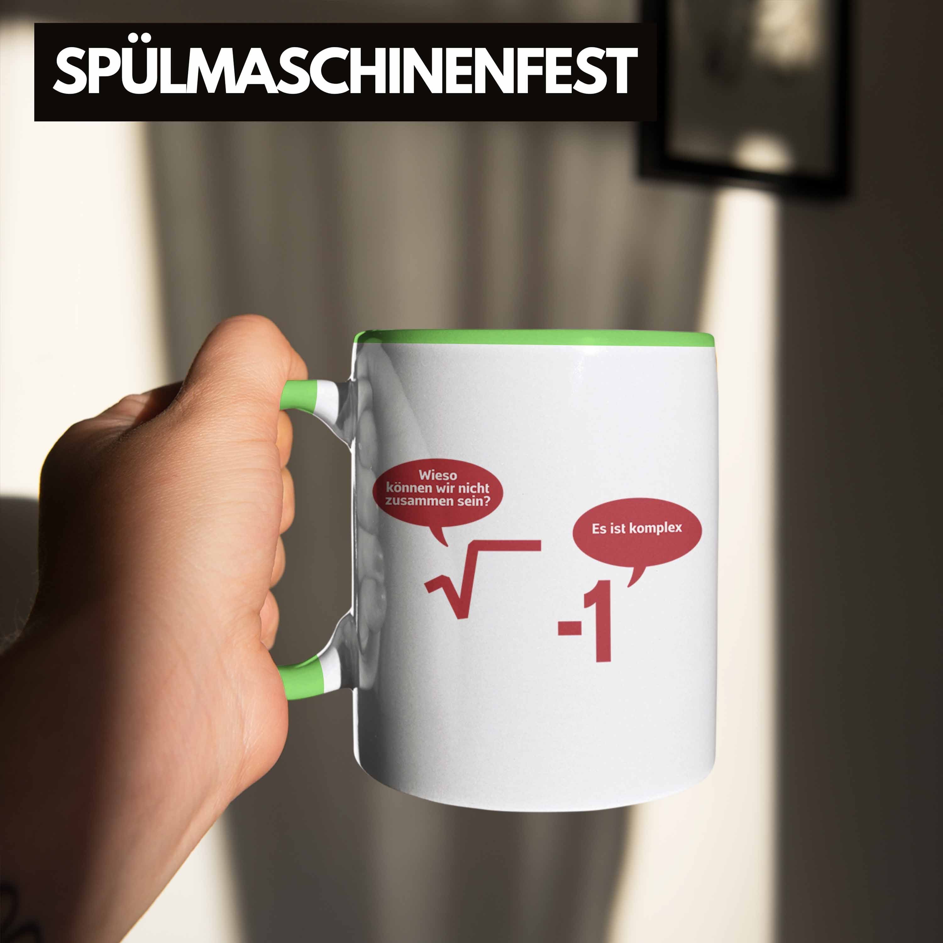 Tasse - Trendation Physik Mathestudent Tasse Geschenk Physiker mit Kaffeetasse Grün Sprüche Spruch Mathematiker Lustig Trendation Mathelehrer Tassen