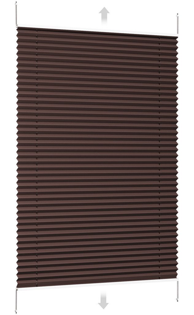 Sekey Plissee Sonnenschutzrollo ohne Bohren Verspannt Blickdicht Lichtschut günstig online kaufen