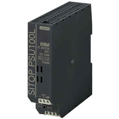 SIEMENS SITOP lite PSU100L Stromversorgung 24 V/2.5 A Hutschienen-Netzteil