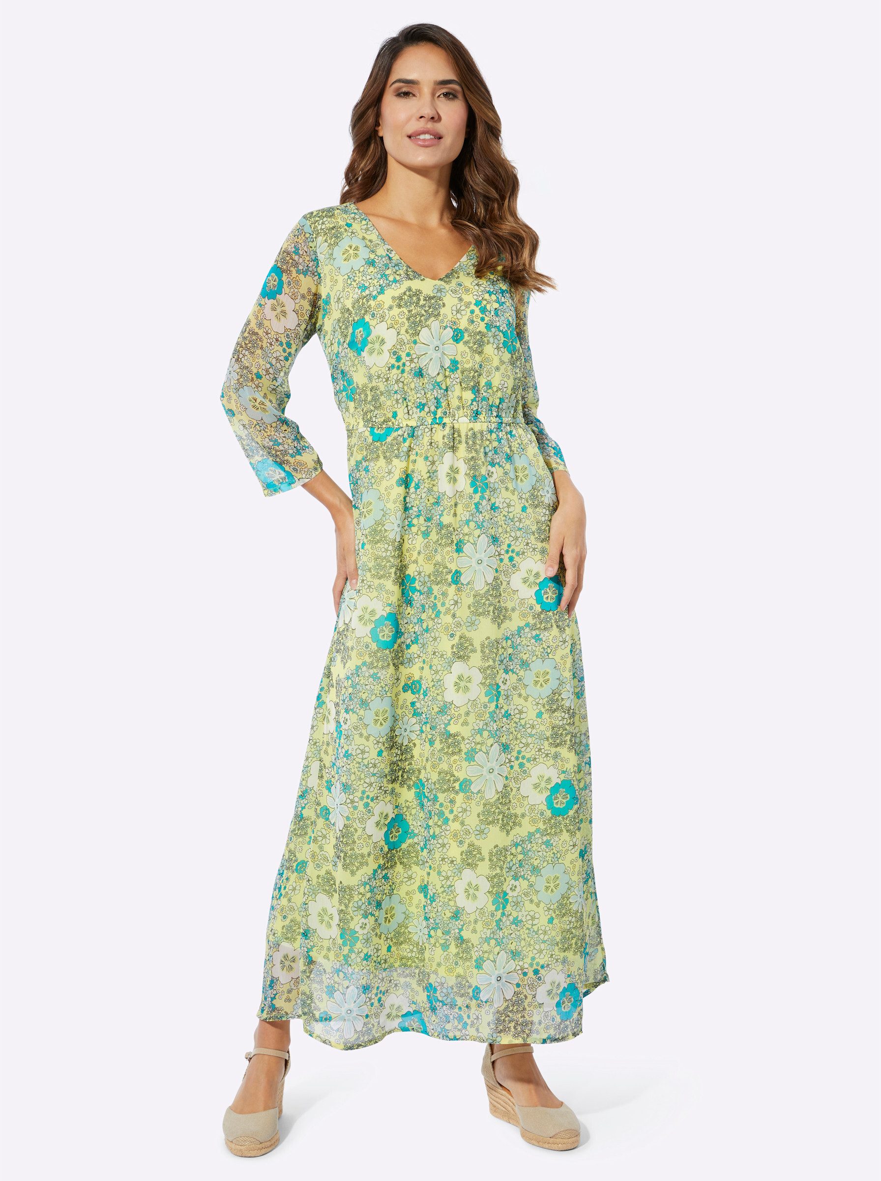 Sieh an! Etuikleid Blumenkleid . günstig online kaufen