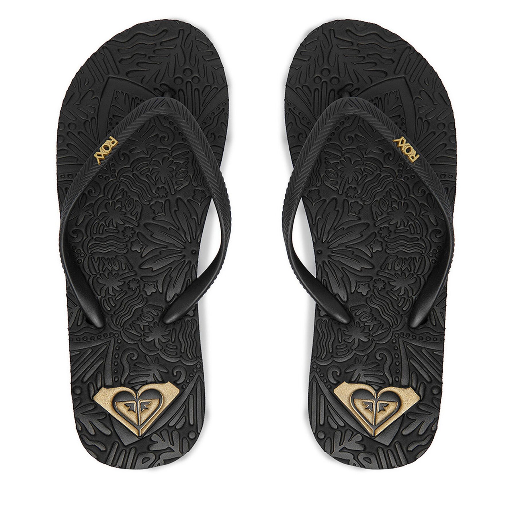 Roxy Roxy Damen-Flip-Flops, Schwarz Badepantolette