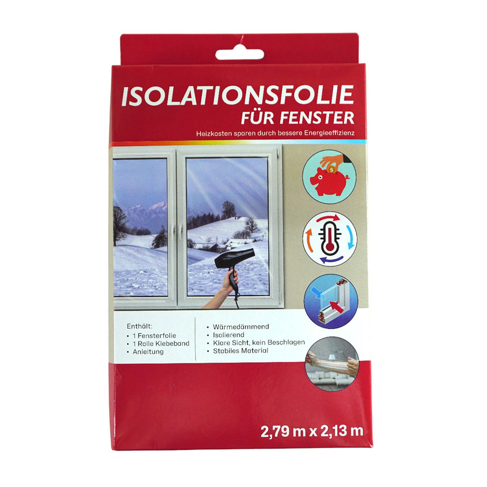 HAC24 Fensterfolie 2x Isolationsfolie für Fenster günstig online kaufen