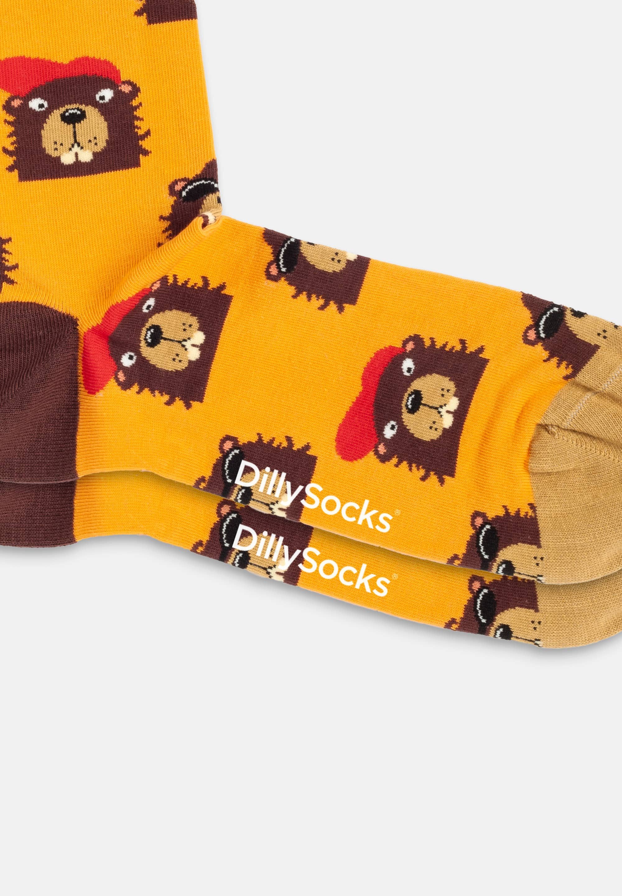 DillySocks Basicsocken Dog vs Biever Aus Baumwolle & recyceltem Polyamid