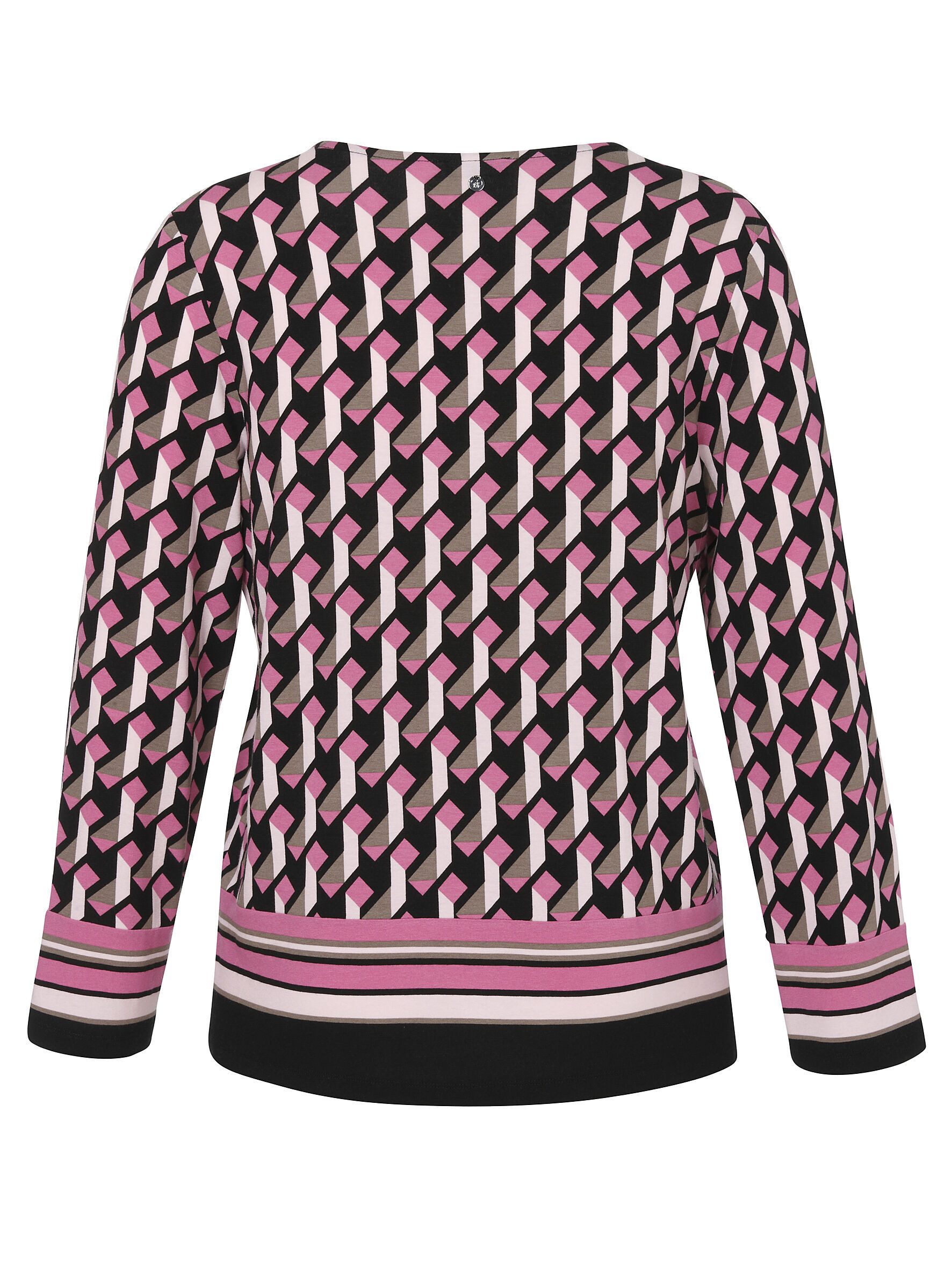 FRAPP Longshirt (1-tlg) mit Allover-Print günstig online kaufen