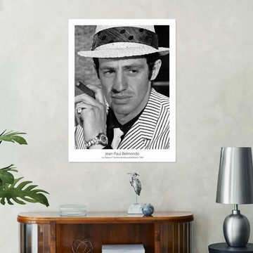 Posterlounge Wandfolie Bridgeman Images, Jean-Paul Belmondo - La Chasse L'Homme, 1964, Wohnzimmer Fotografie