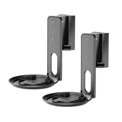 ARLI 2x Wandhalter für SONOS Lautsprecher Lautsprecher-Wandhalterung, (1-tlg., Era 100 Boxen Halter Wandhalterungen Halterung Schwarz)