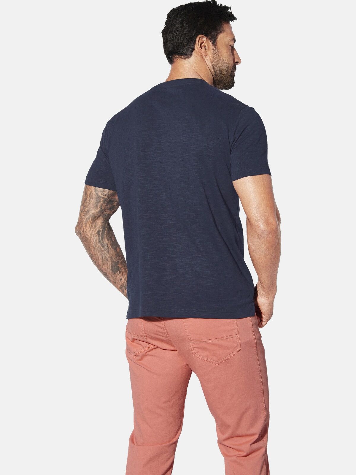 Jan Vanderstorm T-Shirt INGTON mit Naturprint günstig online kaufen