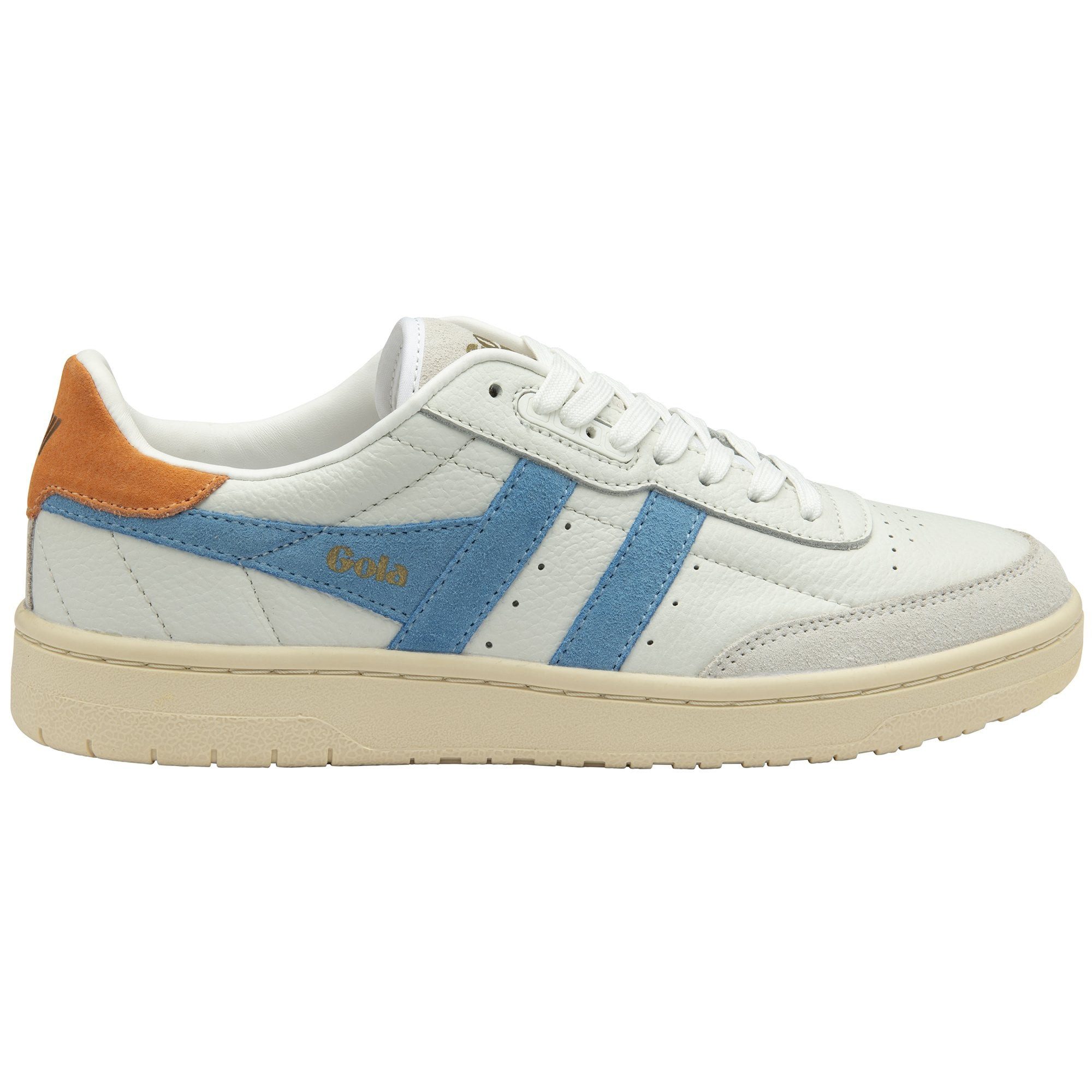 Gola Falcon Leder 2026 weiss/blau/apricot Damen Sneaker