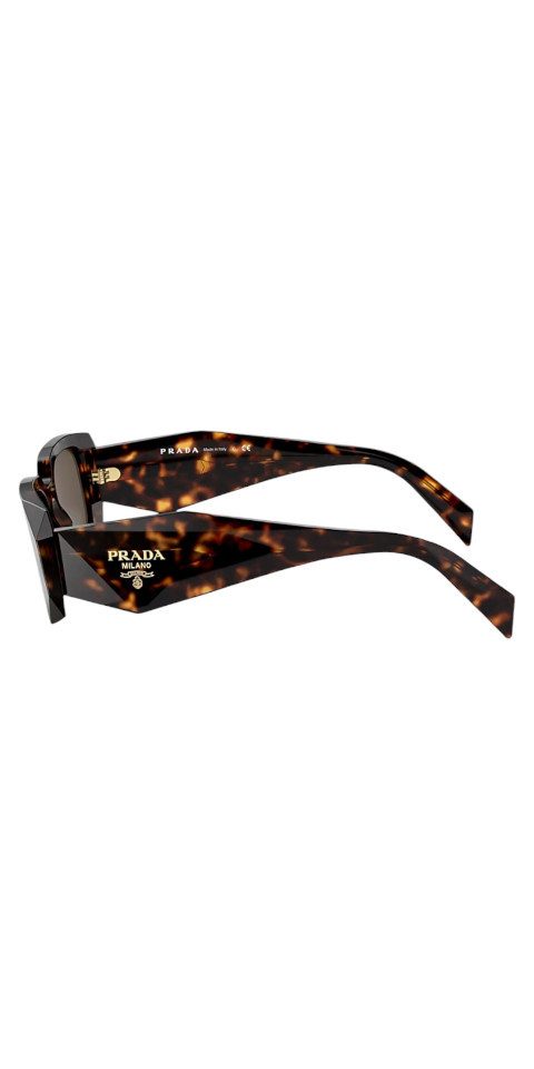 PRADA Sonnenbrille Prada PR 17WS Sonnenbrille Acetat Tortoise Braun Rechteckig