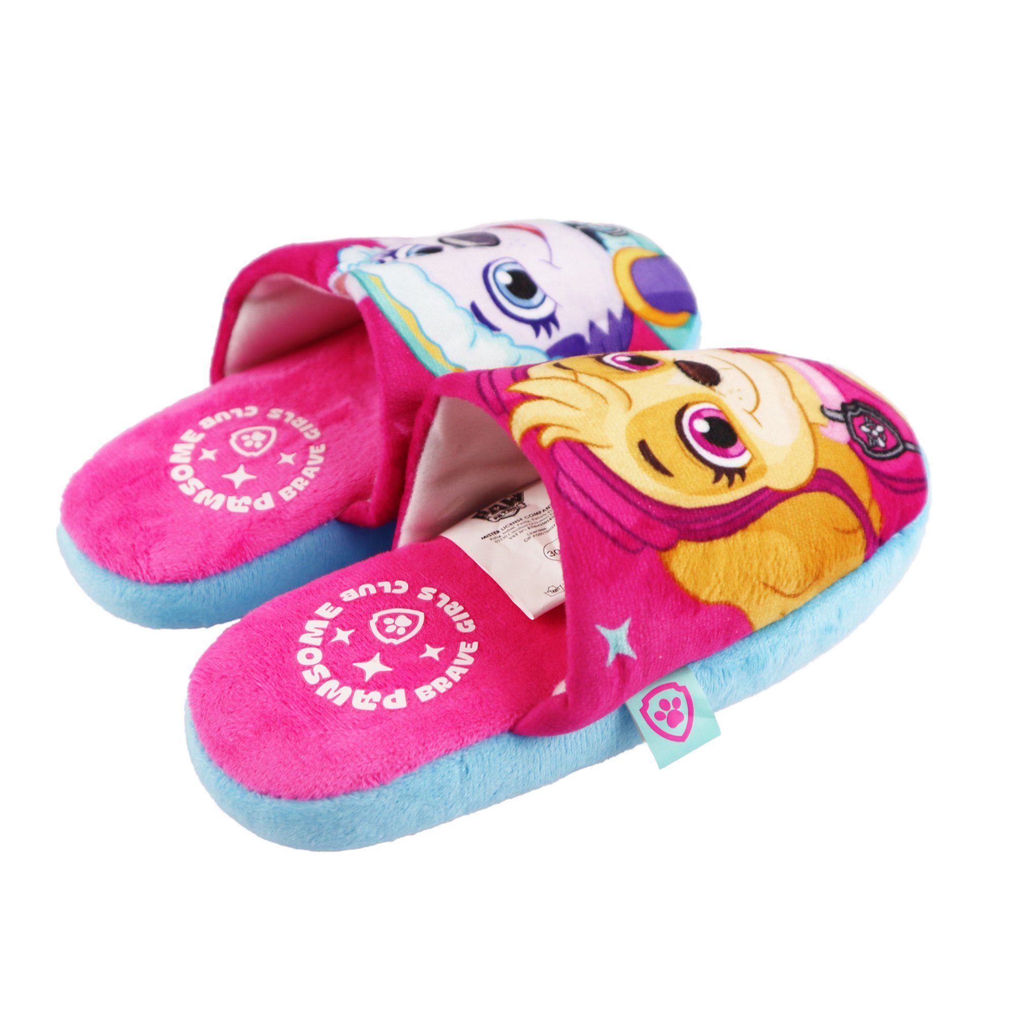 PAW PATROL Paw Patrol Skye Everest Kinder Hausschuhe Slipper Pantoffel Schlüpfschuhe Gr. 26 bis 33