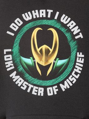 MARVEL Kapuzensweatshirt Loki Master Of Mischief