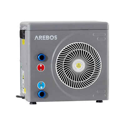 Arebos Pool-Wärmepumpe Poolheizung Wasser Luft Wärmetauscher 3,9 kW (Stück, Mini Wärmepumpe 3,9kW)