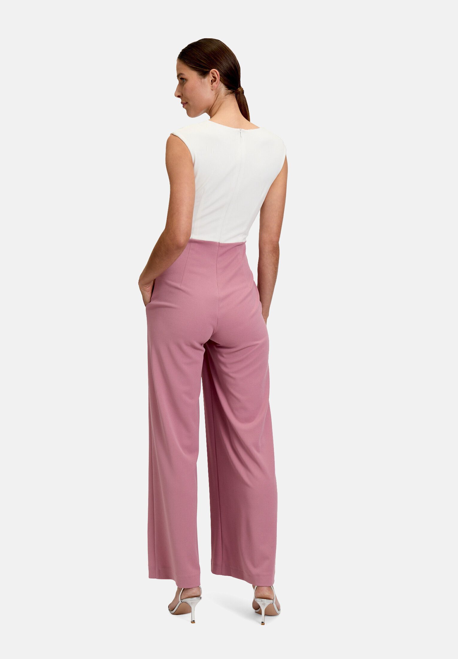 Vera Mont Overall Damen mit weitem Bein (1-tlg) Bunddetail
