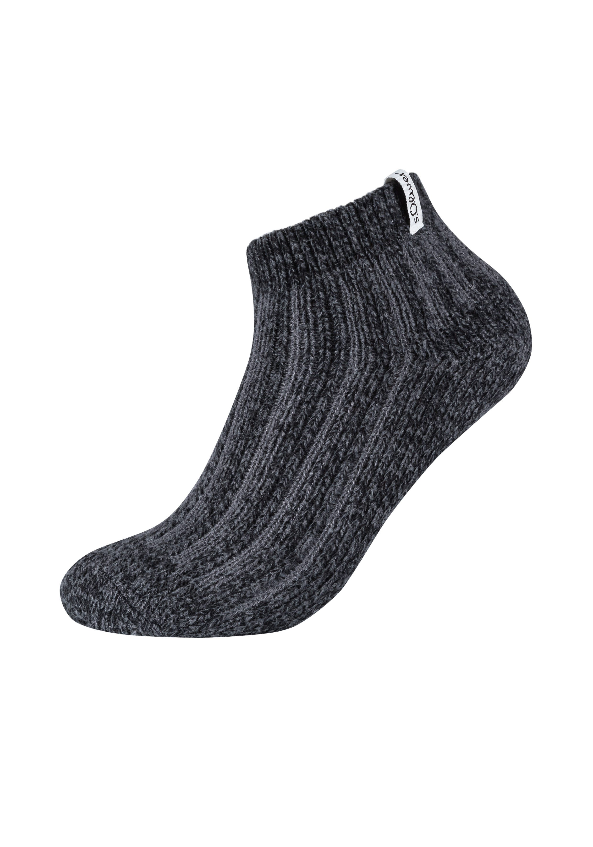 s.Oliver Sneakersocken warm & cozy (4-Paar) mit elastischem Bund – Bild 5 von 5