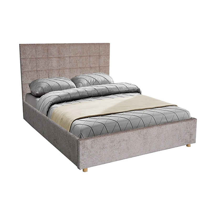 HTI-Living Bett Bett 140 x 200 cm Olia (1-tlg., 1x Bett Olia inkl. Lattenrost, ohne Matratze)