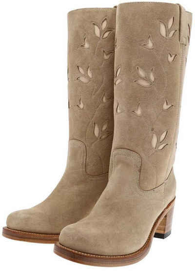 Sendra Boots TOLEDO ILONA 17980 Beige Stiefel Rahmengenähter Damen Lederstiefel