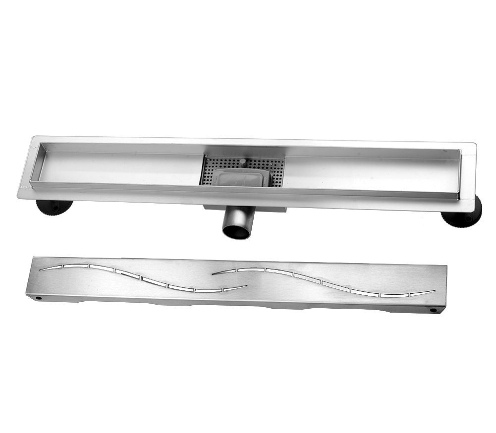 euroharry Duschrinne Duschrinne Edelstahl Bodenablauf Duschablauf Abflussrinne Rinne Bad