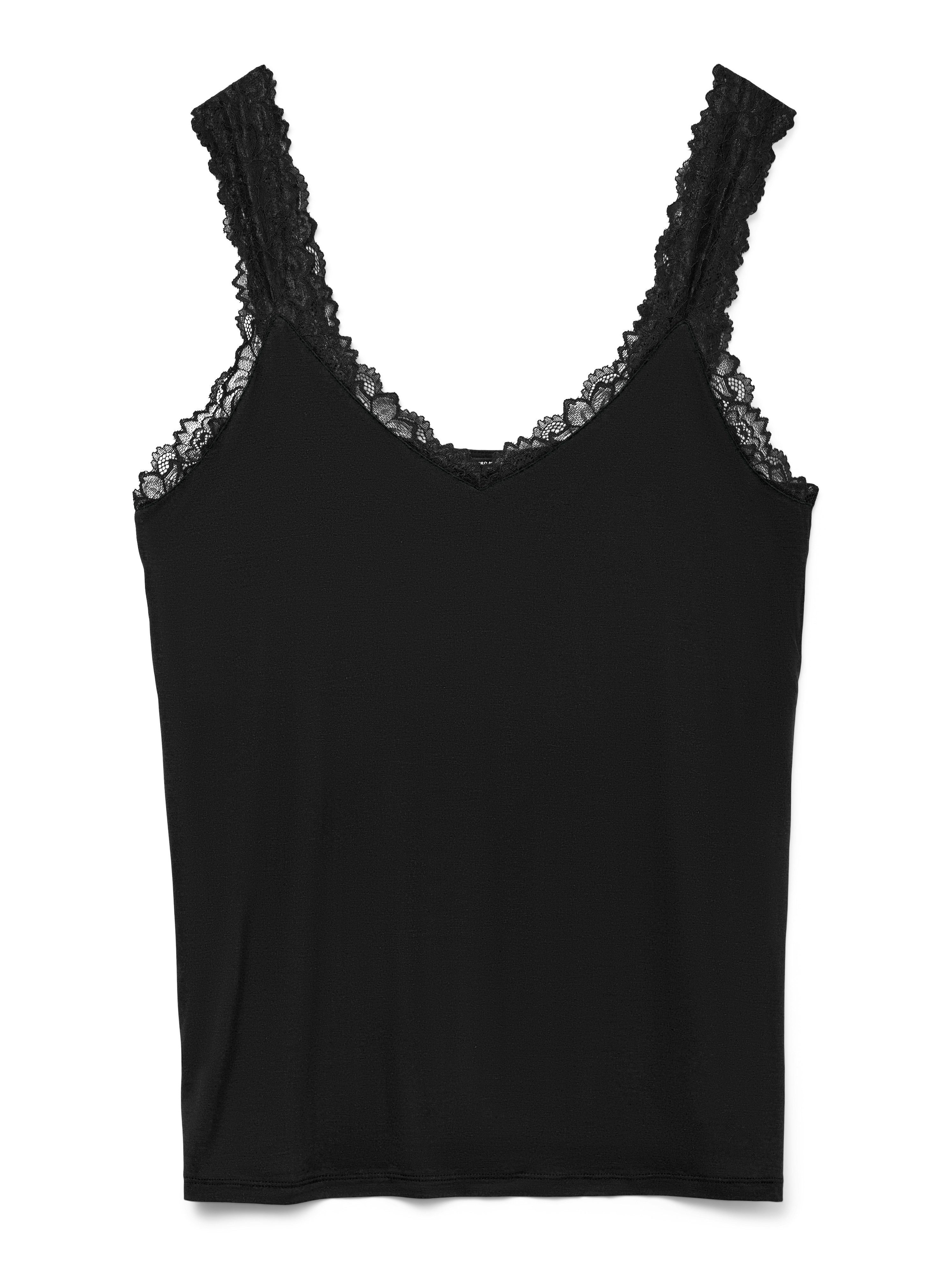 Vero Moda Curve Spitzentop VMCROSA SL TOP JRS NOOS CUR
