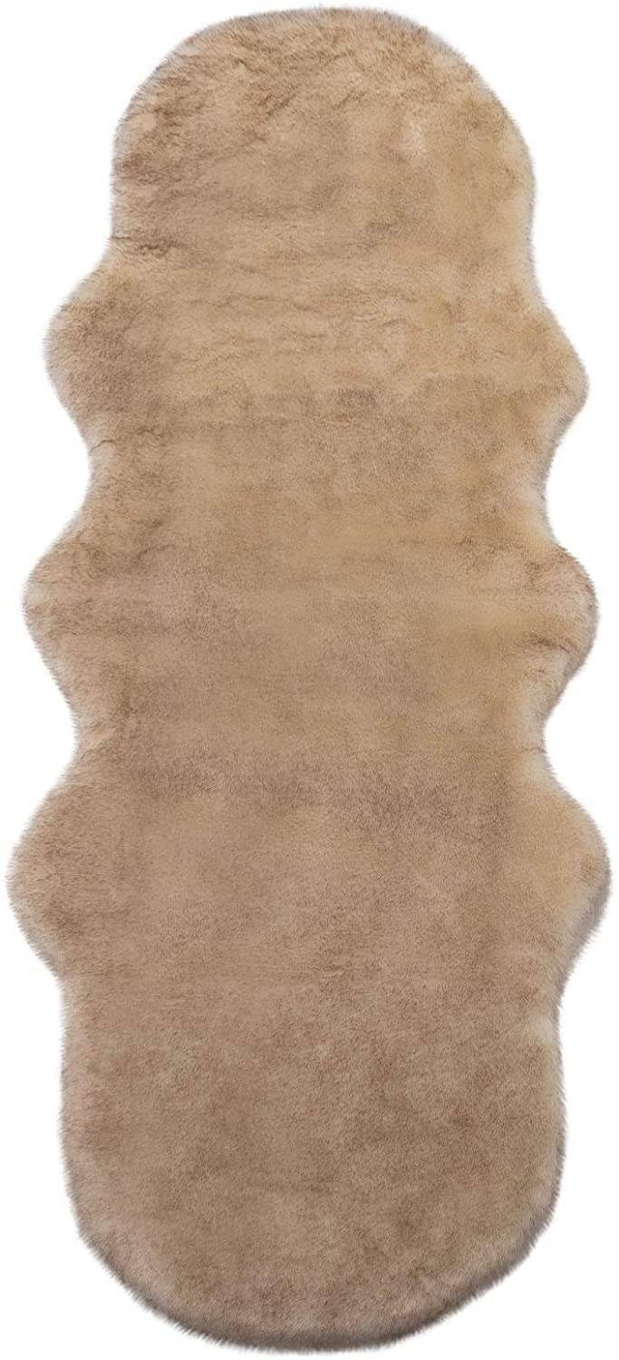 Woltu Teppich, Schaffell Fellteppiche Kunstfell Lammfellimitat günstig online kaufen