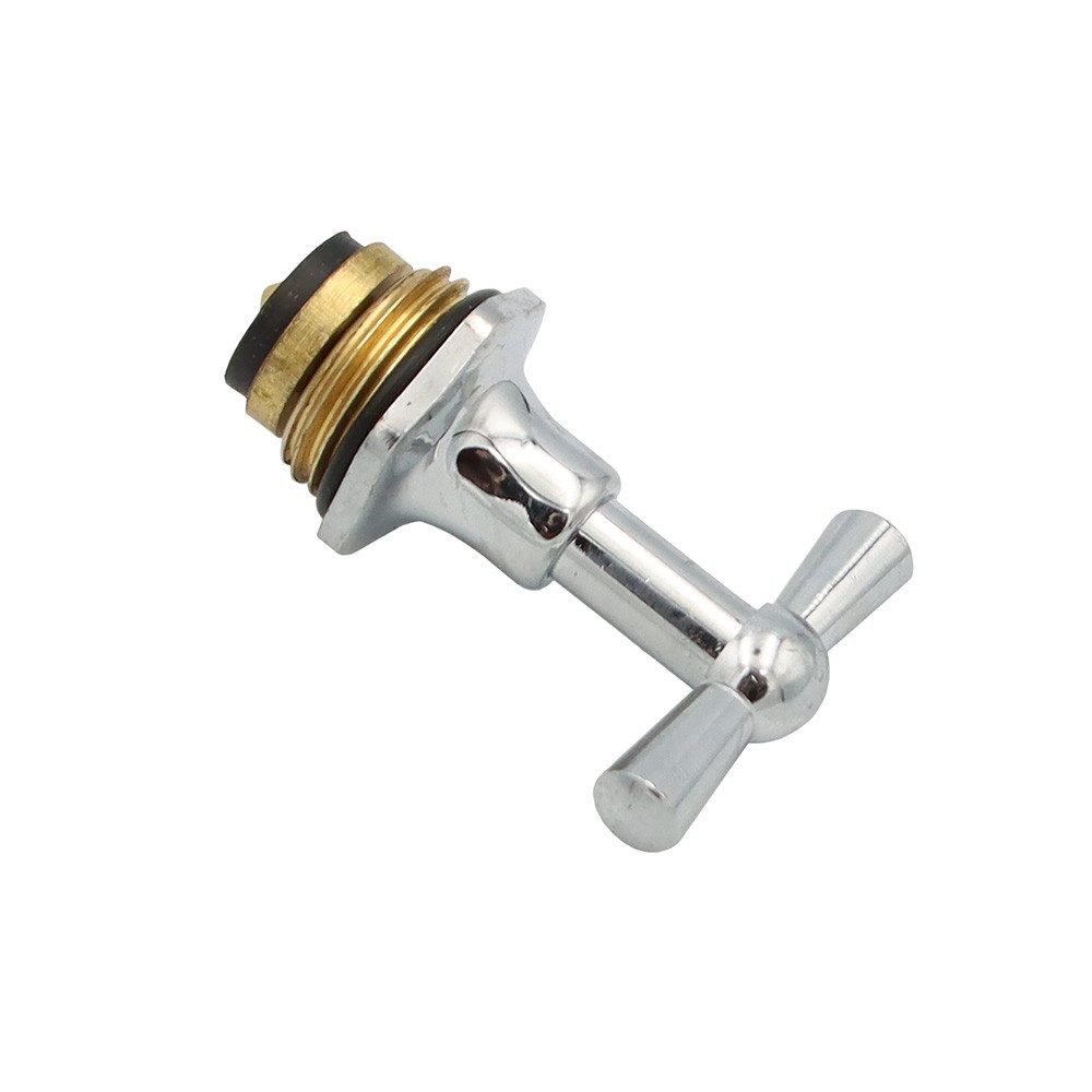 Auslaufventil Auslaufventil Oberteil 1/2" Messing verchromt