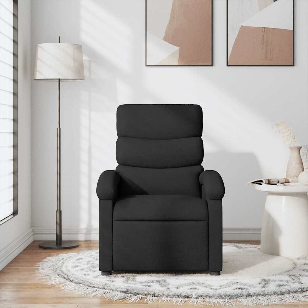 vidaXL Sessel Massagesessel Schwarz Stoff (1-St) günstig online kaufen