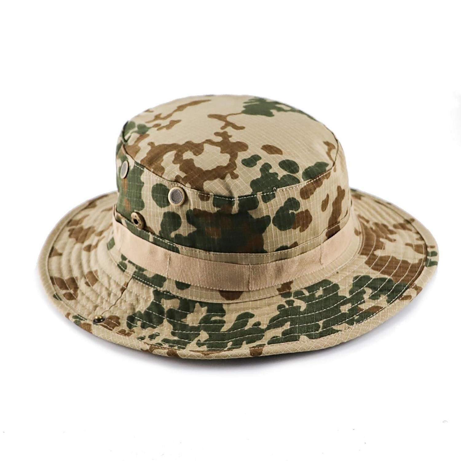 LuxusKollektion Outdoorhut Boonie Hut Herren Camouflage HC 60 cm 08 Cam