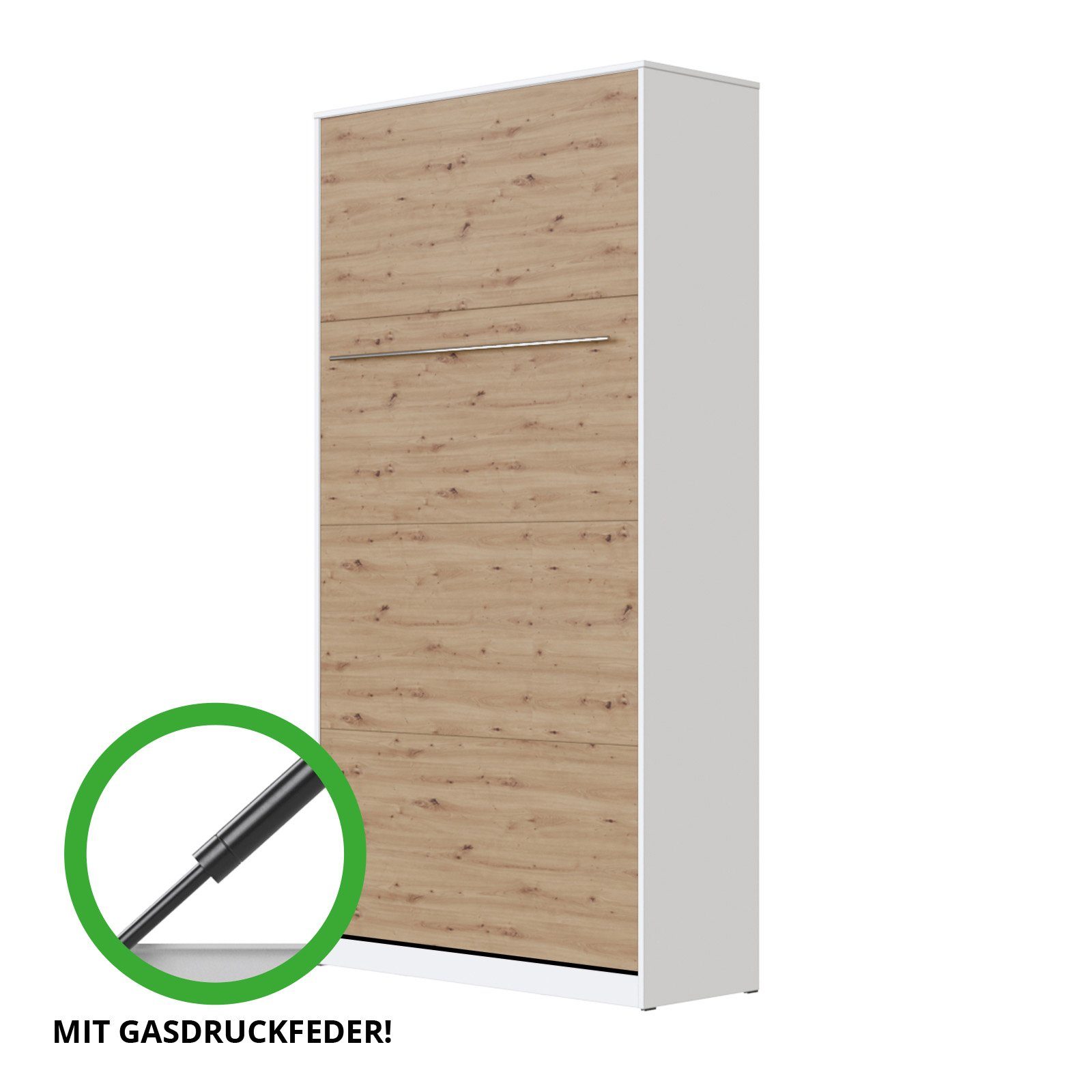 SMARTBett Schrankbett SMARTBett Standard 90x200 Vertikal/Hoch günstig online kaufen